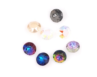 672pcs Crystal Pendants, Classic Cut Crystal 6430 Pendants, DIY Crystal Accessories