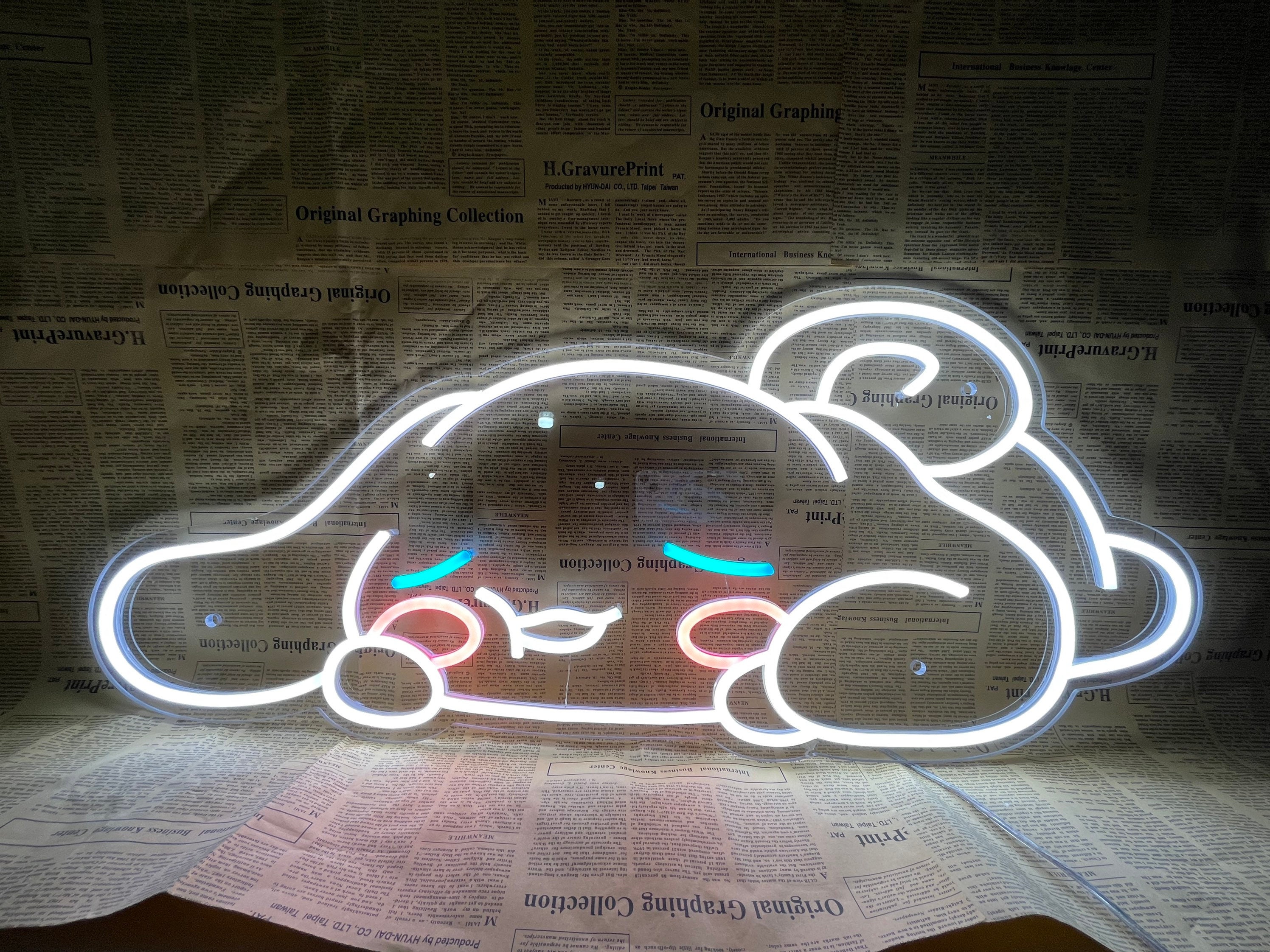 Cinnamoroll Neon Sign Cinnamoroll Neon Light Custom Etsy India