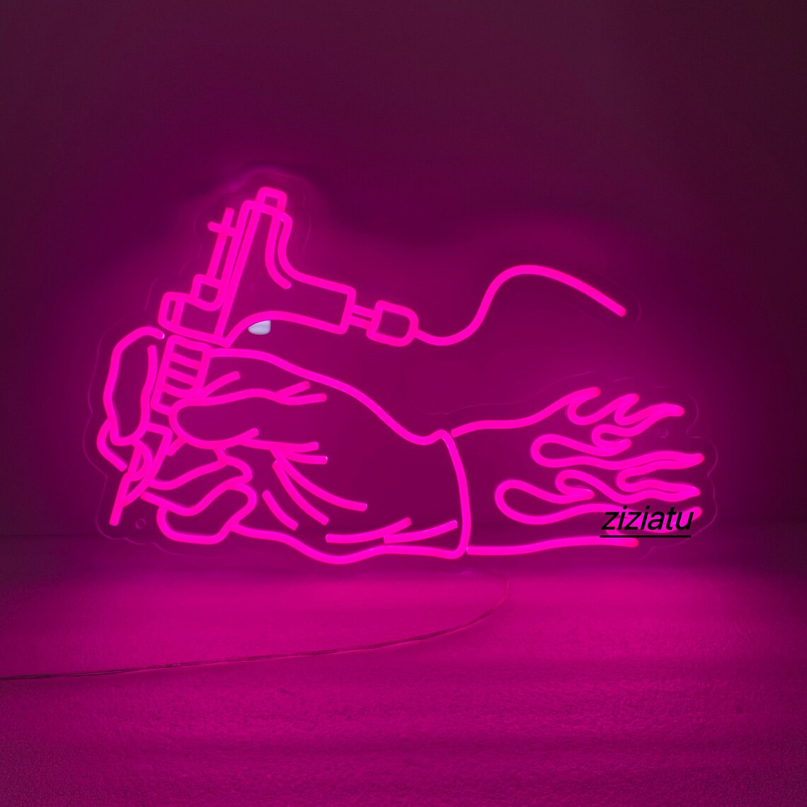 Tattoo Led Neon Sign Tattoo Artist Neon Sign for Studio Etsy