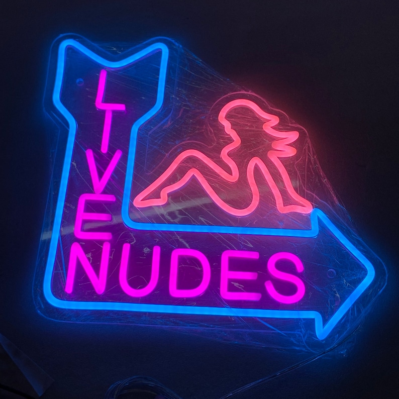 Live Nudes Neon Live Nudes Sign - Etsy