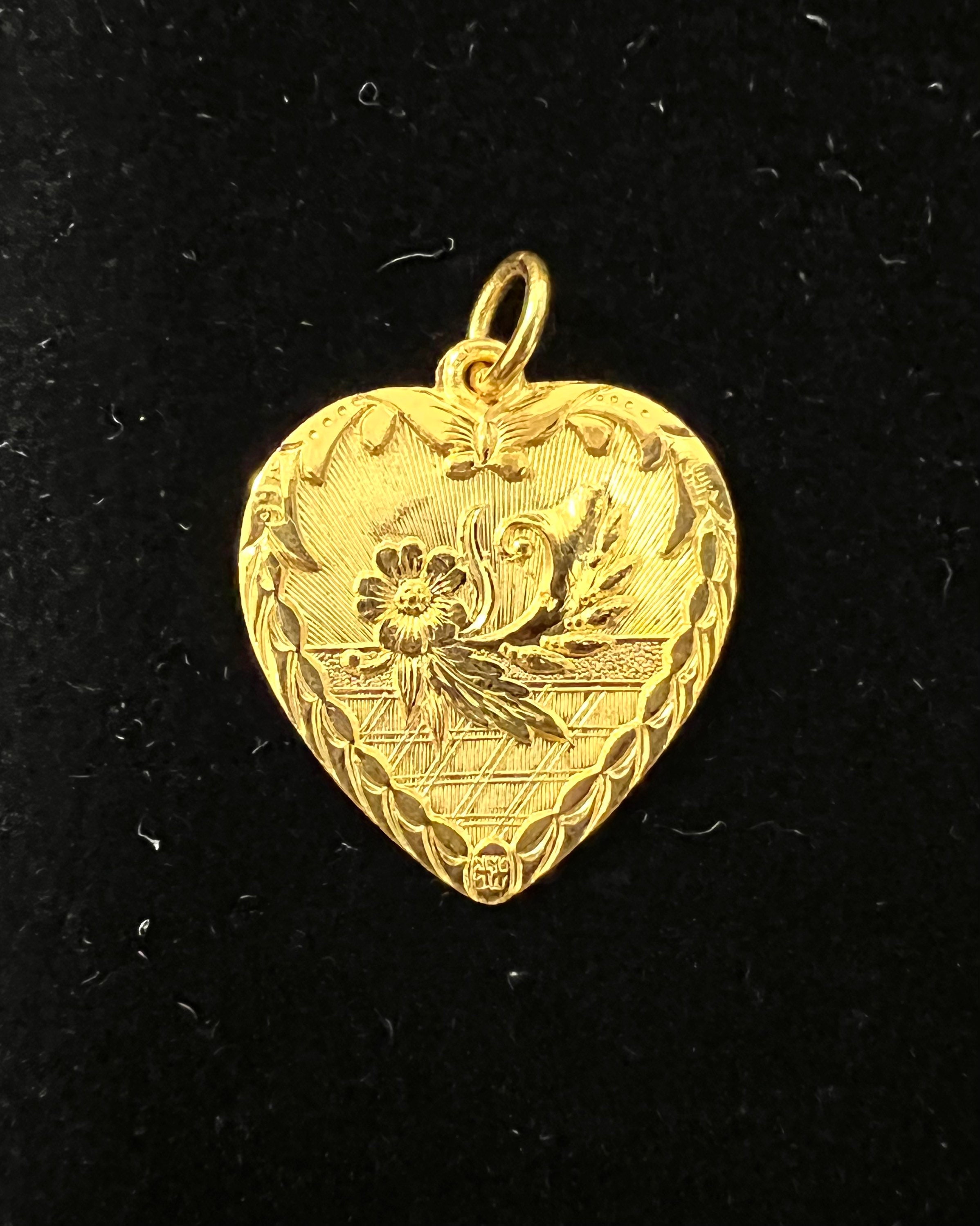 Vintage 24k Gold Rat Zodiac Pendant - Etsy
