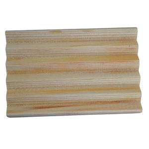 Wooden soap dish