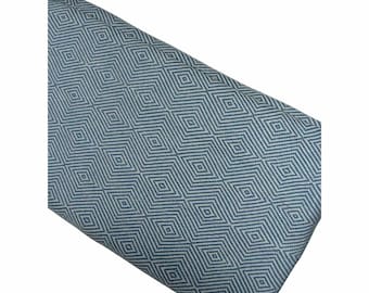 Toalla de hammam Pestemal XXL 100x190 – 100% algodón – Hecha a mano – Toalla de playa y sauna gris/azul