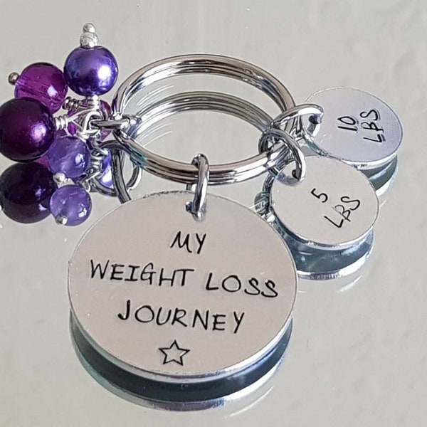 My weight loss journey keyring