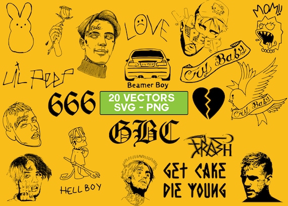 Best 31 Lil Peep Tattoos  NSF  Magazine