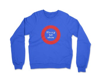 Phish 1st Show Crewneck Sweatshirt, Customizable Fishman Donut, Jamband Gift