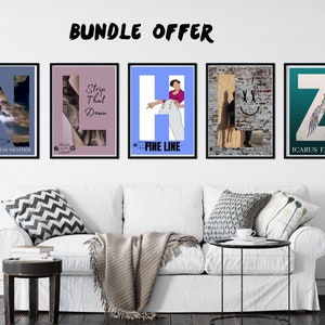 One Direction, Solo Bundle, Harry Styles, Louis Tomlinson, Niall, Liam, Zayn Malik Printable, Instant Download 5 PRINTS for the PRICE of 4