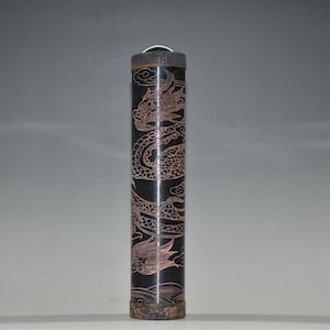 Early collection of pure copper dragon figure kaleidoscope ornaments—1235