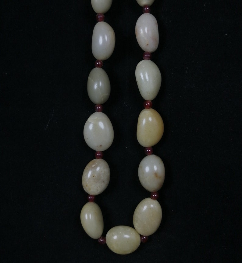 Old collection and old imitation white jade bracelet ornaments antiques\u2014003