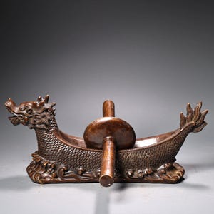 Jarra de vino He Er Xian, de cobre puro, plata dorada y plata.