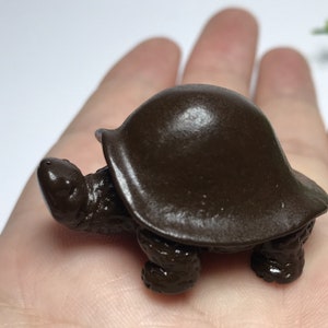Pure copper small tortoise ornaments mini cute tortoise longevity tortoise