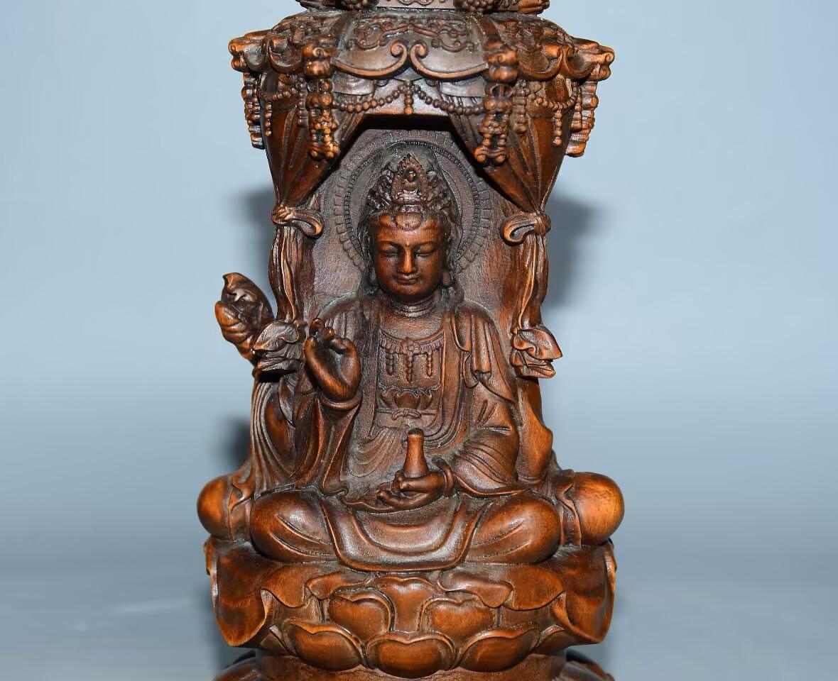 天然ツゲの木彫り西洋三聖仏飾り - Etsy 日本