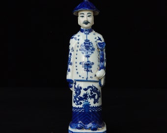 Pure manual color painting officials ceramic statue.01