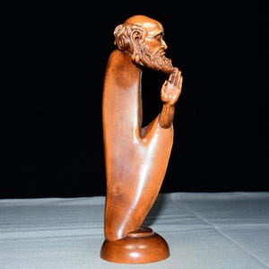 Adorno Damo de medio cuerpo de boj de hojas pequeñas