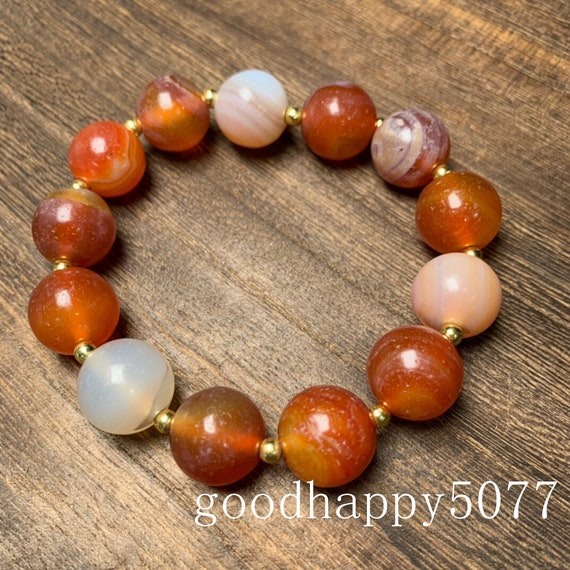 ブティック風化古い瑪瑙ブレスレット感謝祭ギフト.59 - Etsy 日本