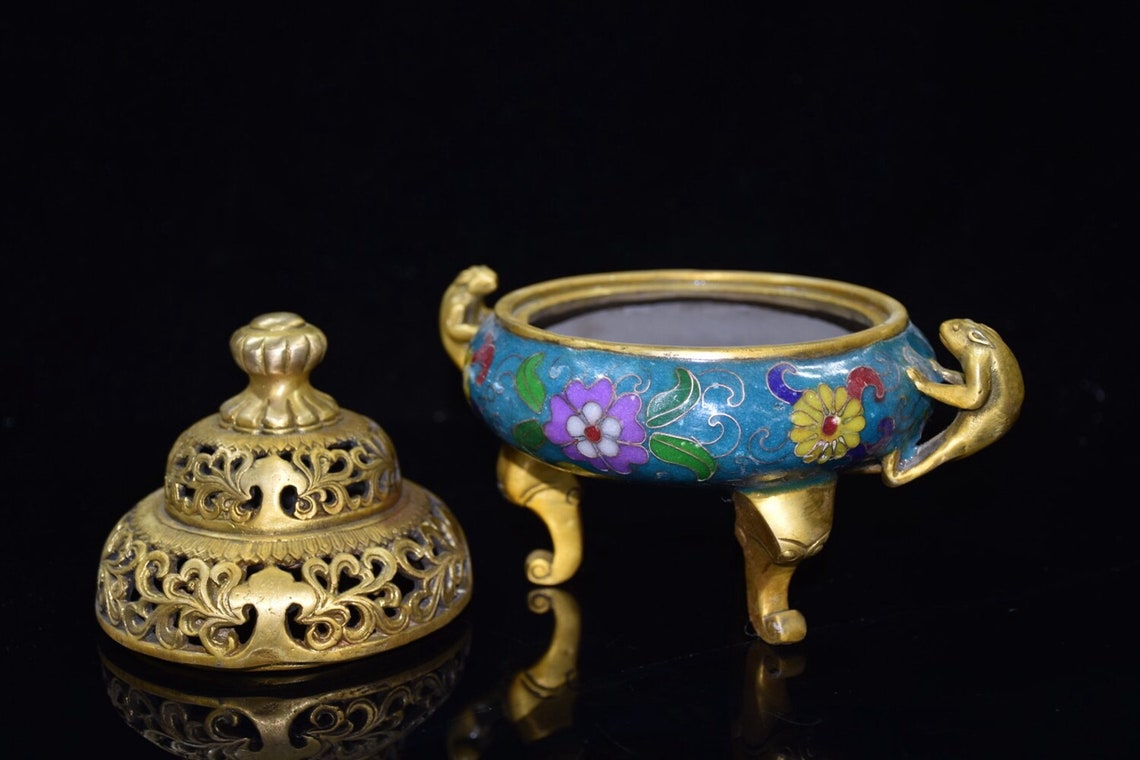 Frühe Sammlung chinesischer antiker Messing vergoldet | Etsy