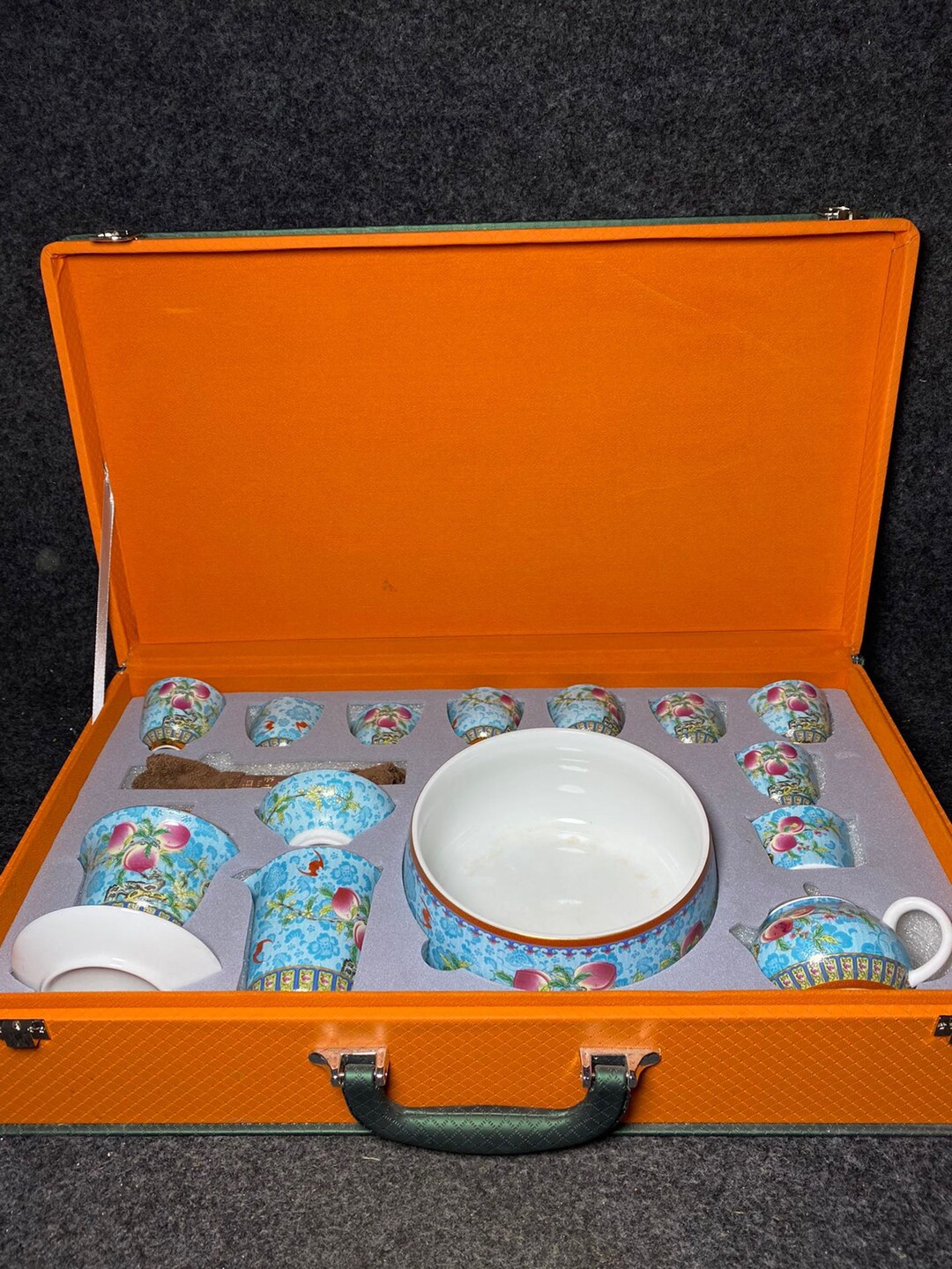 Chinese Ceramic Tea Set Etsy