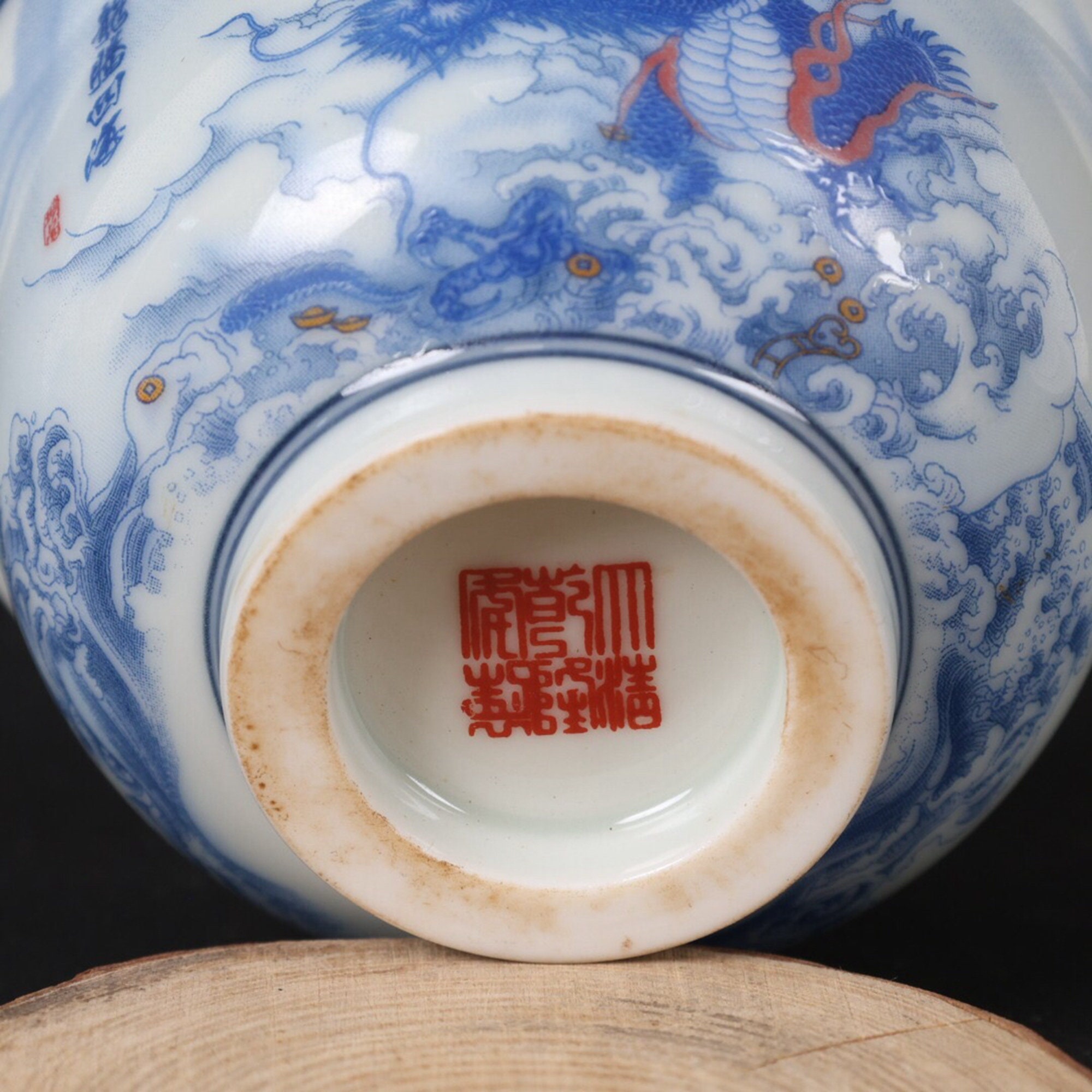 N/A 伝統的な中国の青と白の磁器の陶磁器の花瓶jingdezhen antique