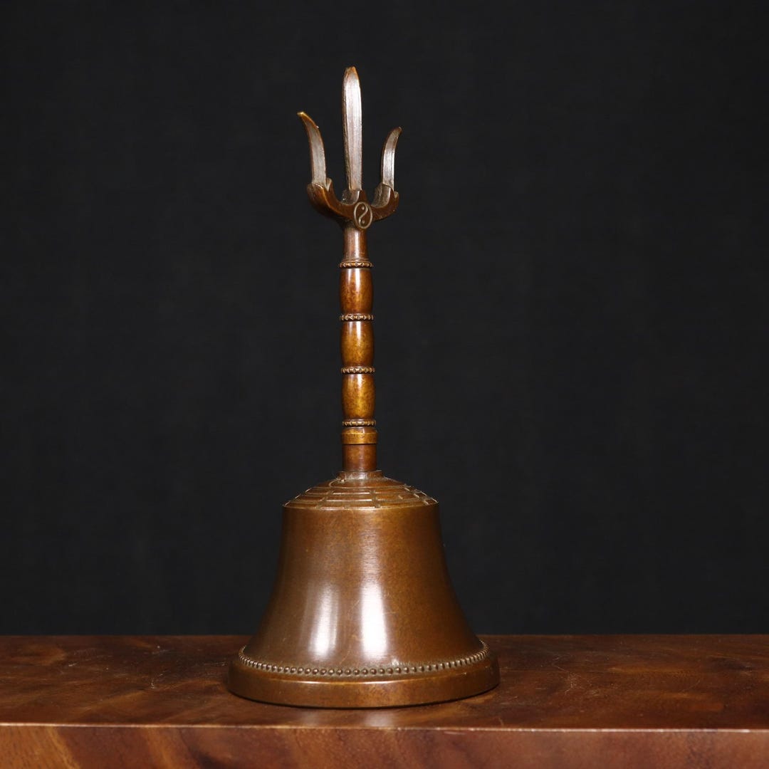 Pure Copper Taoist Bell Hand Ringing Bell - Etsy
