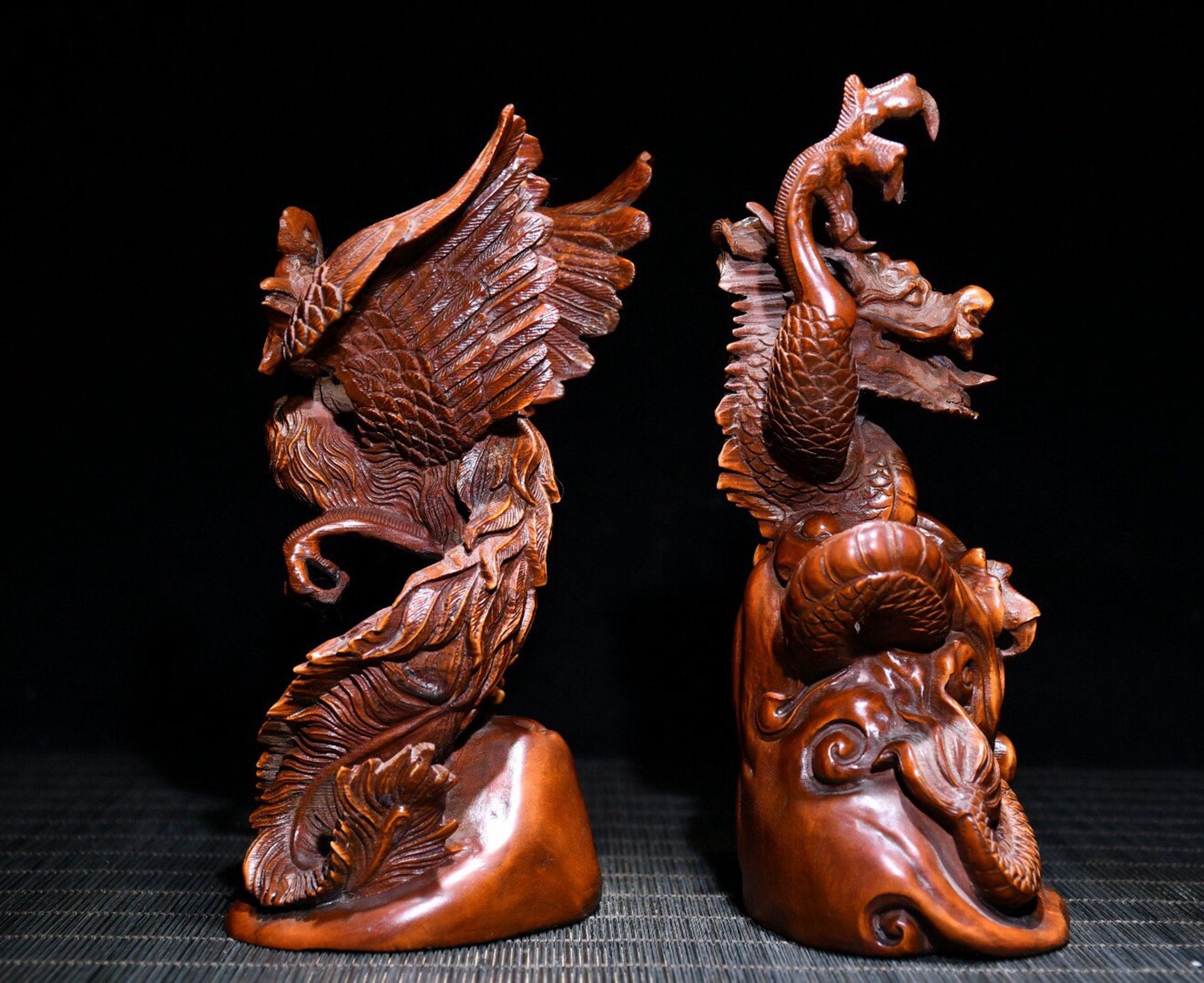 ツゲの木の置物 Amazon.co.jp: 装飾品置物彫刻像ツゲの木彫刻