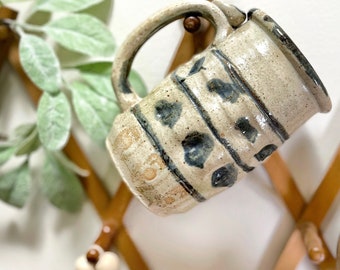 Vintage Studio Pottery Stein: Handmade Artist Signed Mug