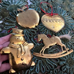 Assorted Vintage Brass Ornaments, Sold Separately - Etsy