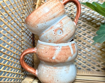 Vintage signed handmade studio pottery mugs [sold separately]
