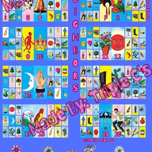 Neighbors Loteria Board