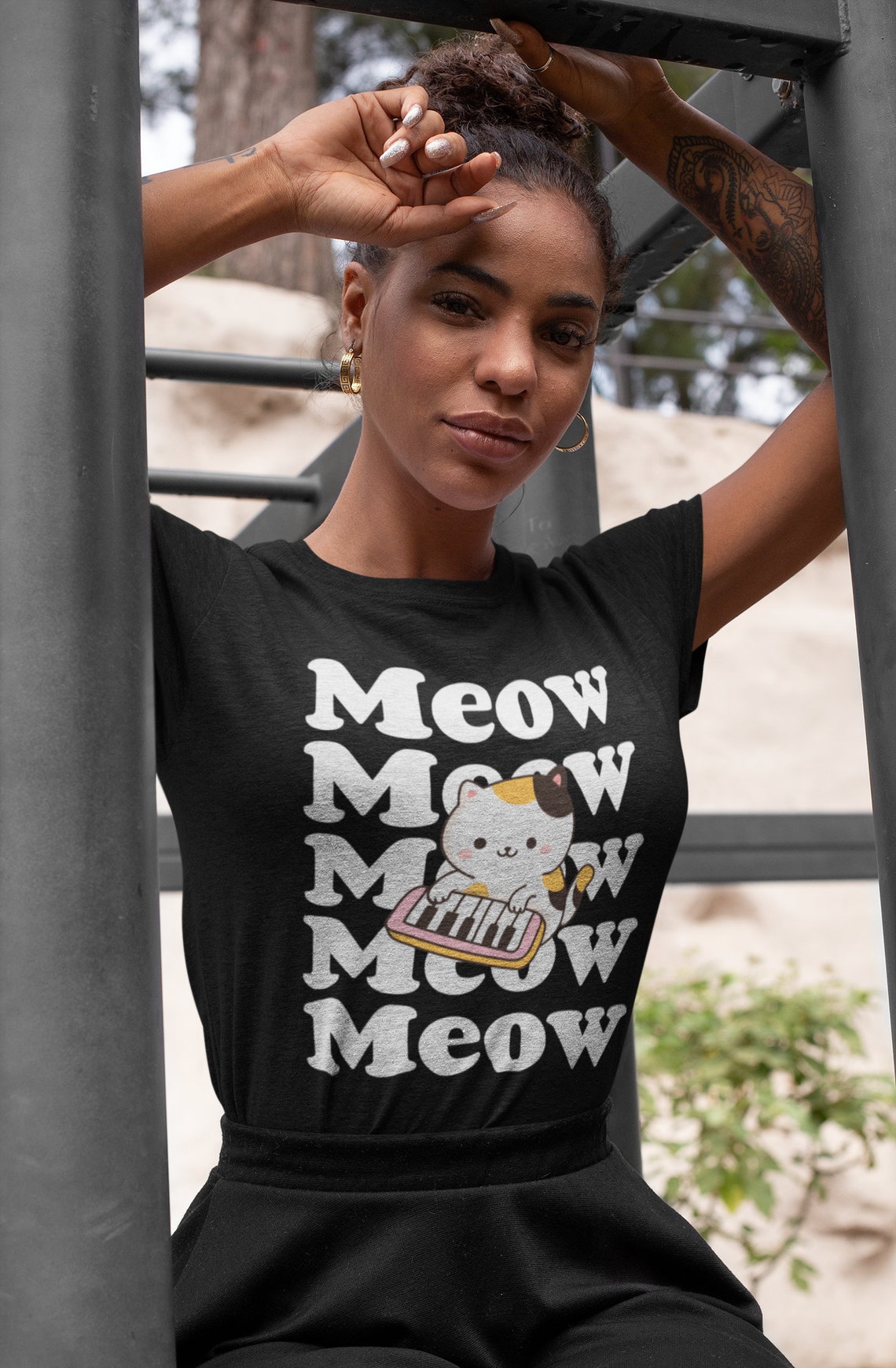 Kawaii Cat Shirt Kawaii Shirt Women Cat Shirt Kawaii Shirt Etsy