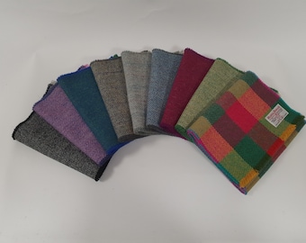 Harris Tweed Scarves - Direct from the Isle of Harris - Various patterns and colours - Bright Herringbones