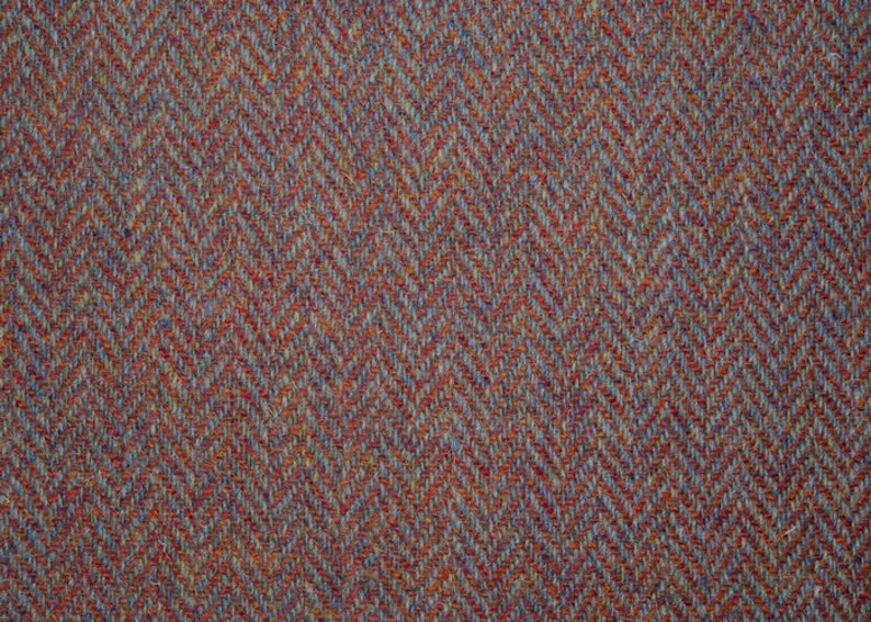 Harris Tweed Fabric Direct from the Isle of Harris Various orange patterns and lengths available. HB123