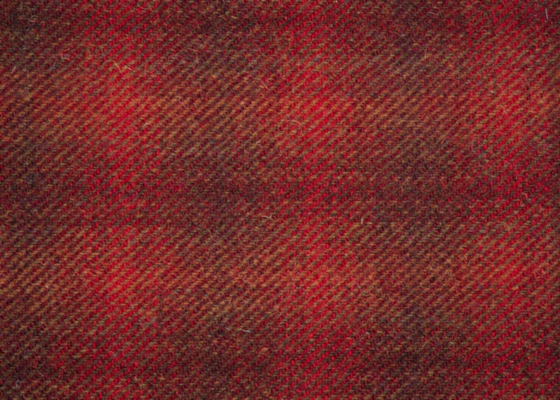 Harris Tweed Fabric Direct from the Isle of Harris Various orange patterns and lengths available. A0191