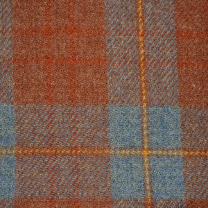 Harris Tweed Fabric Direct from the Isle of Harris Various orange patterns and lengths available. A0192