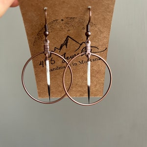 Porcupine quills made in Montana handmade jewelry genuine Porcupine earrings Porcupine jewelry 406 MT Porcupine quills Montana  yellowstone