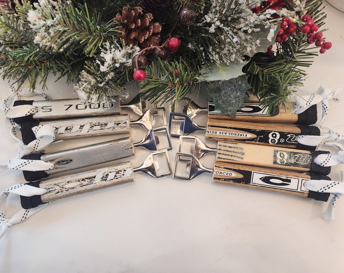Custom Wooden Hockey Stick Beer Bottle Opener Polished Metal NHL Sherwood Others