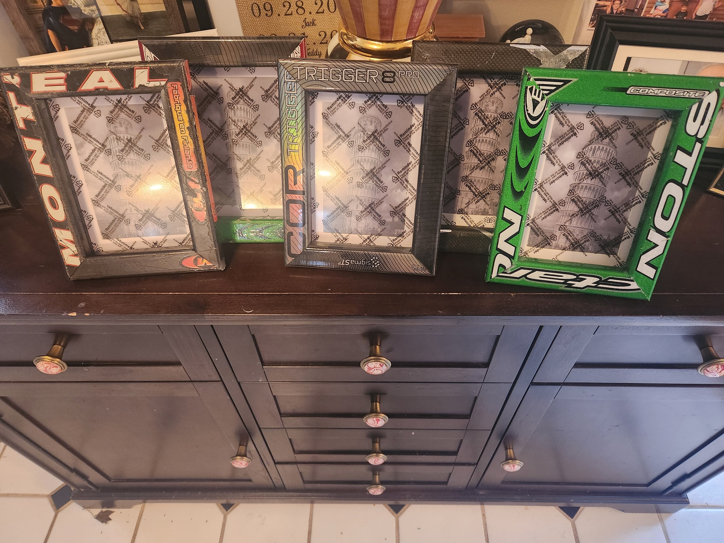 Composite Hockey Stick Picture Frame 5x7 4x6 Nexus Tacks True Bauer CCM