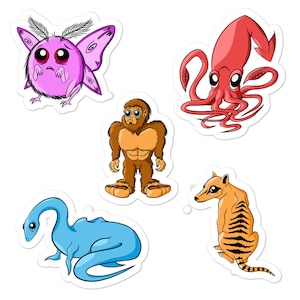 Cry-ptid Sticker Set Series 1 by Rognskull