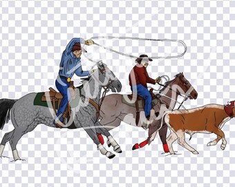 Equipo de rodeo dibujado a mano png
