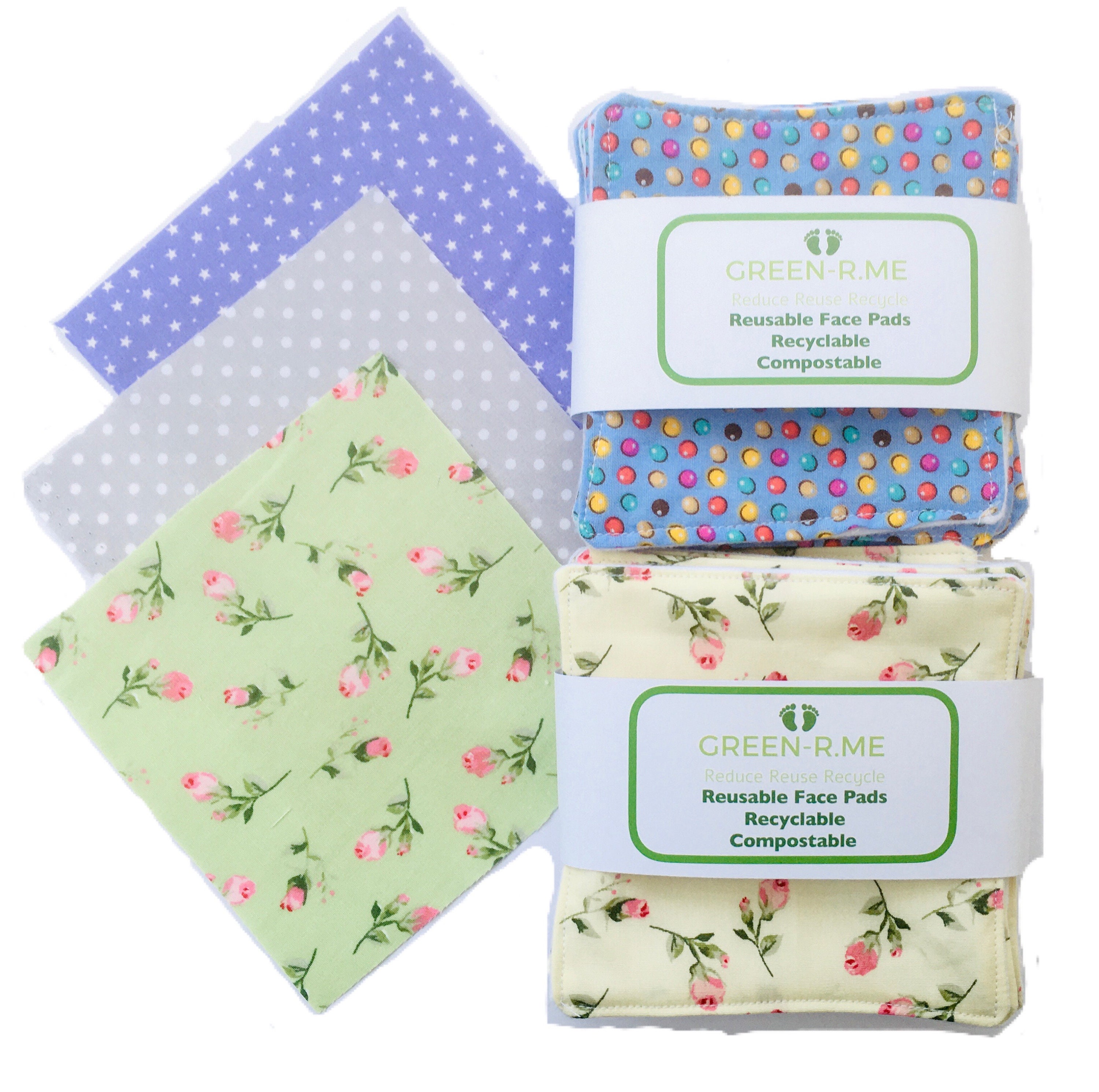 8 Soft Reusable Face Wipes Zero Waste Makeup Wipes Eye Make Etsy UK