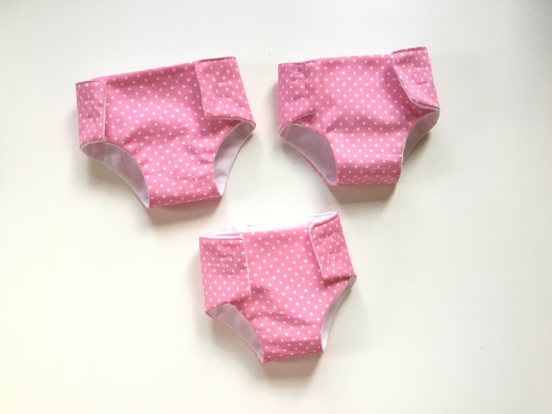 Set of Baby Doll Nappies / Diaper/ Baby Anabel / Baby Alex / Etsy UK