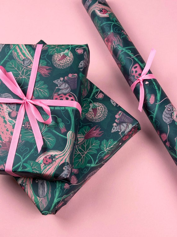 Handcrafted Strawberry Wrapping Paper - Premium Quality, Eco-Friendly Gift  Wrap