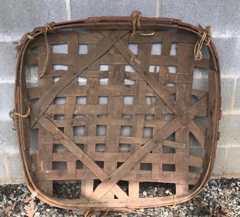Authentic Antique Tobacco Baskets Etsy
