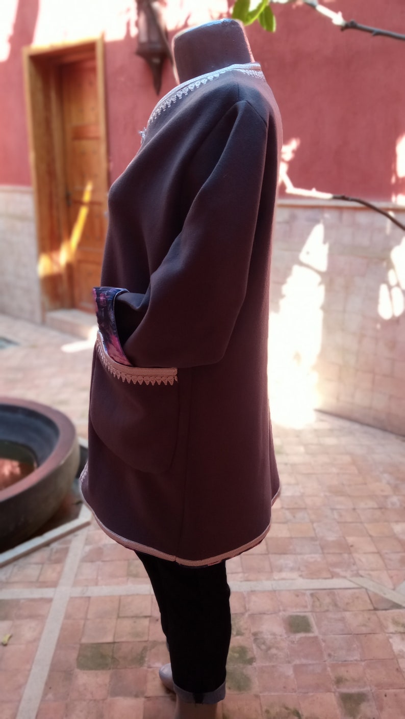 purple Coat women trench Coat Maxi Coat Warm Coat fall Coat winter overcoat Women/'s cashmere Coat Grey lined Coat