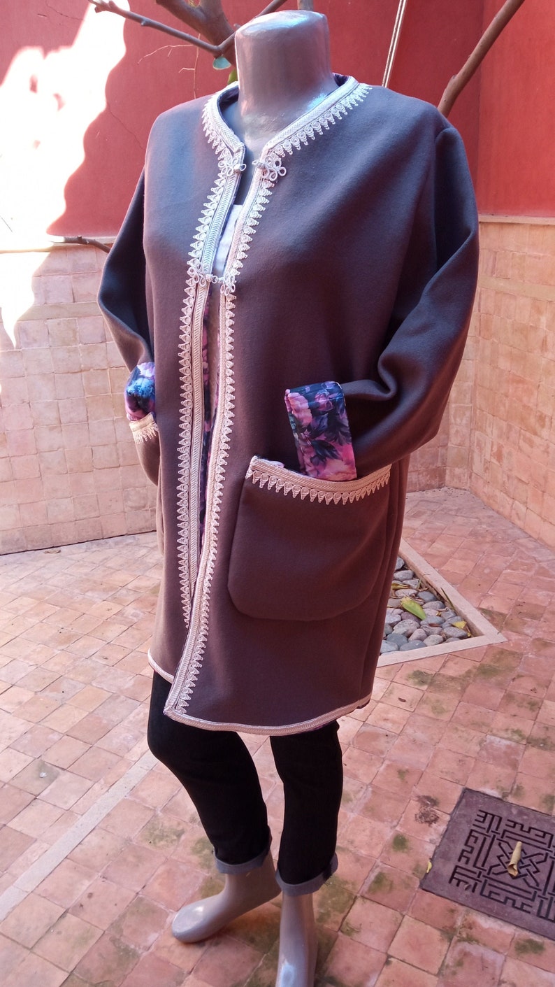 purple Coat women trench Coat Maxi Coat Warm Coat fall Coat winter overcoat Women/'s cashmere Coat Grey lined Coat