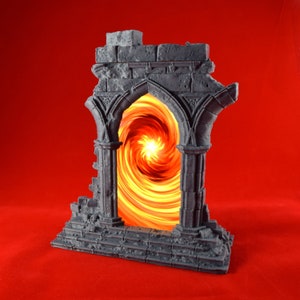 Ruined Archway Portal - 3D gedruckt - Dungeons and Dragons - Wargaming - Terrain - Scatter Terrain - Portale