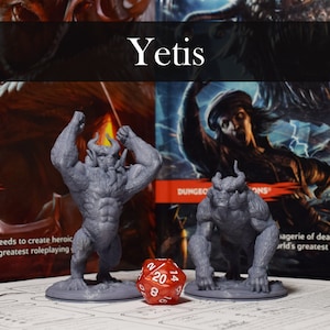 Yeti - 3D Printed Fantasy Miniature