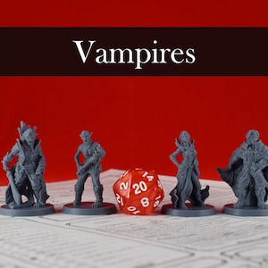 Vampires - Vampire Spawn - 3D Printed Fantasy Miniature