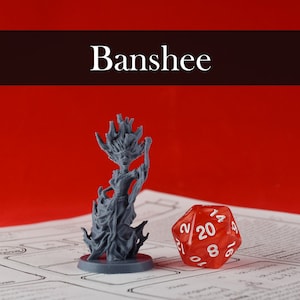 Banshee - 3D Printed Fantasy Miniature