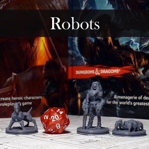 Robots - 3D Printed Sci-Fi Miniature