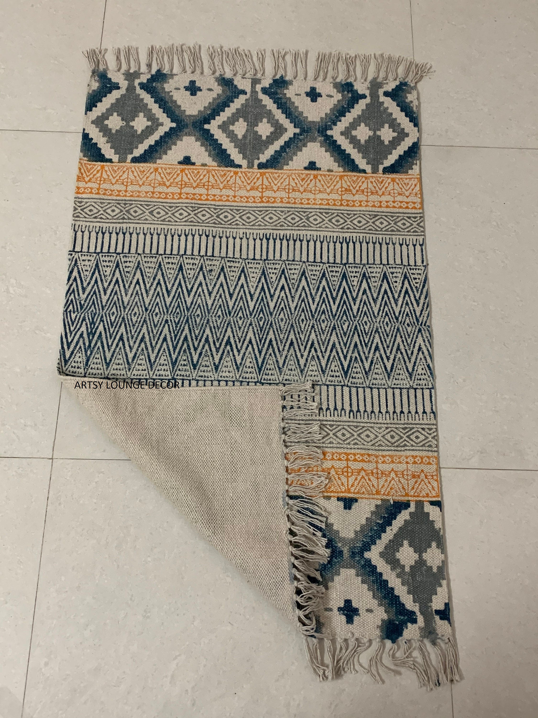 3x5 Indian Rugs Cotton Rug Woven Rug Area Rugs for Sale Etsy